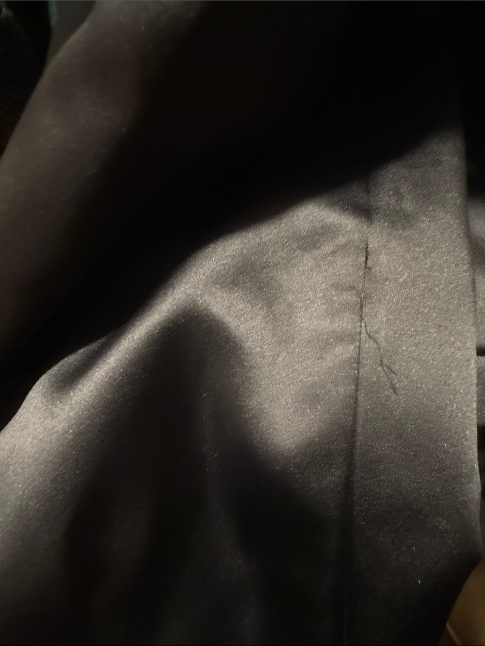 Vintage Black Acetate Bias Cut Maxi Skirt Evening - Picture 3 of 3